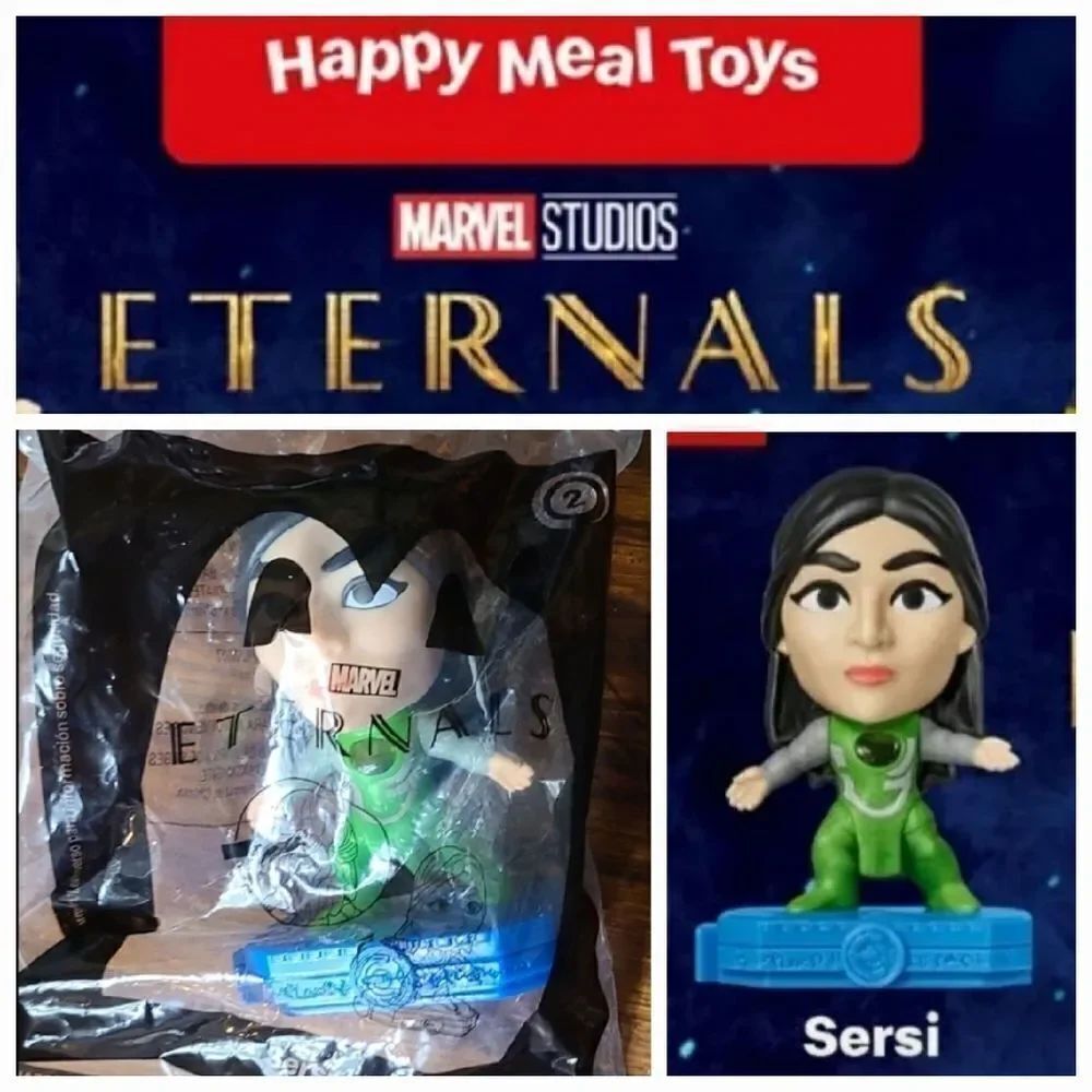 McDonaldโs MarvelโEternals Sersi Toy #2 Sealed Happy Meal Action Figure 2021